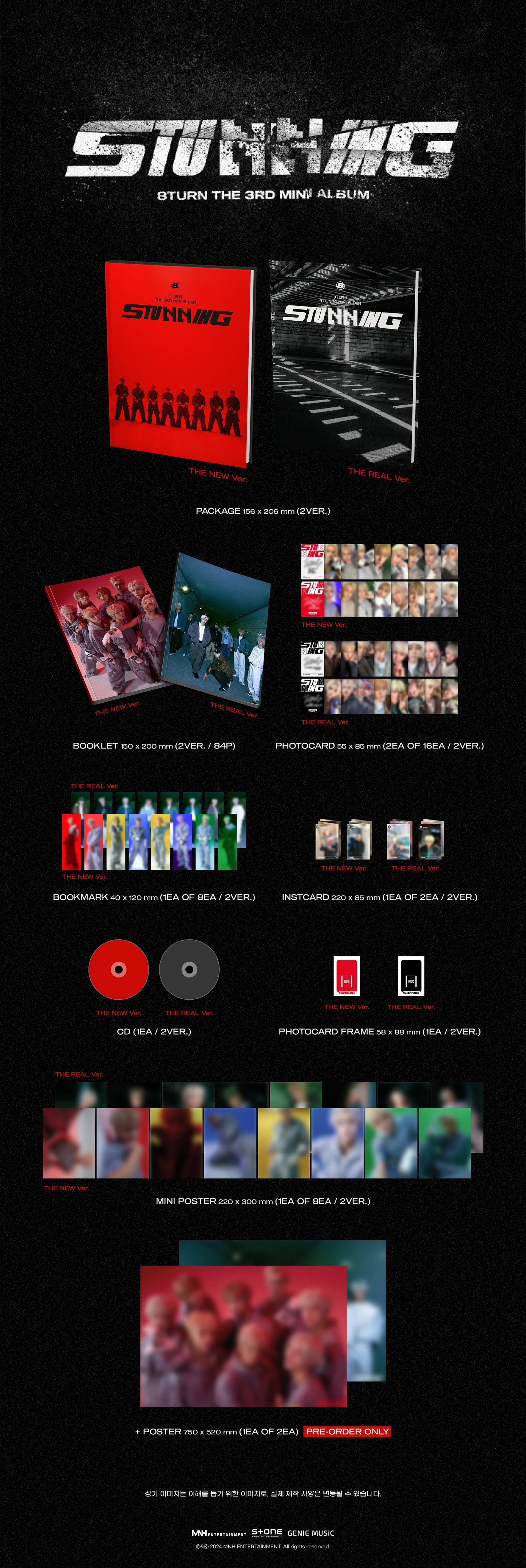 8TURN - STUNNING - 3rd Mini Album (Photobook Ver.)