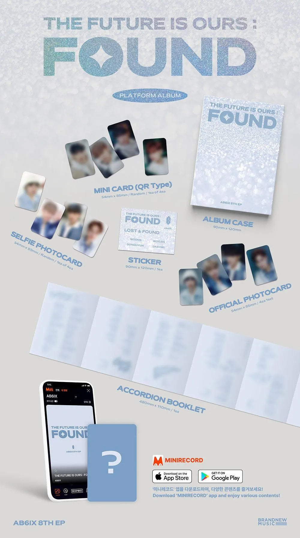 AB6IX - THE FUTURE IS OURS : FOUND - 8th EP Album (Platform Ver.)