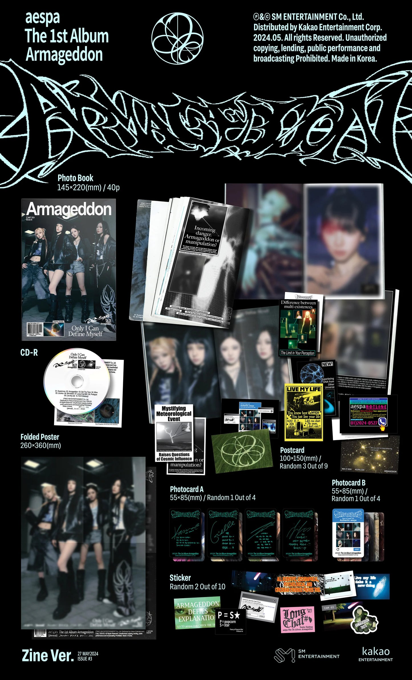aespa - Armageddon - 1st Album (Zine Ver.)