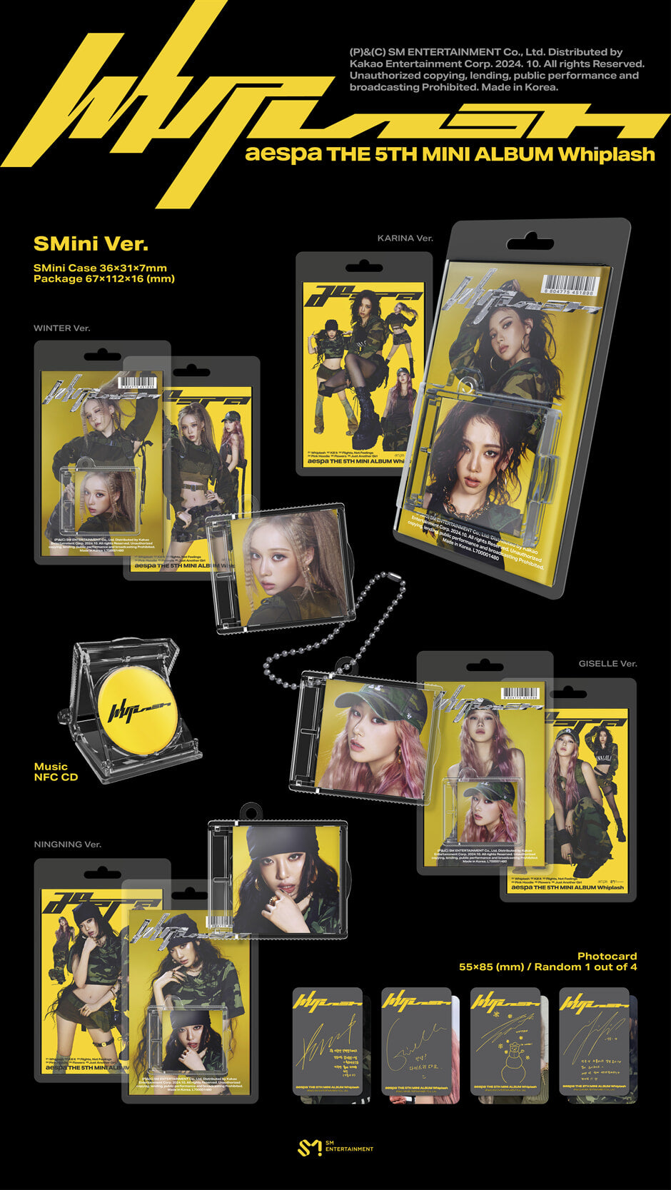 aespa - Whiplash - 5th Mini Album (SMini Ver.)