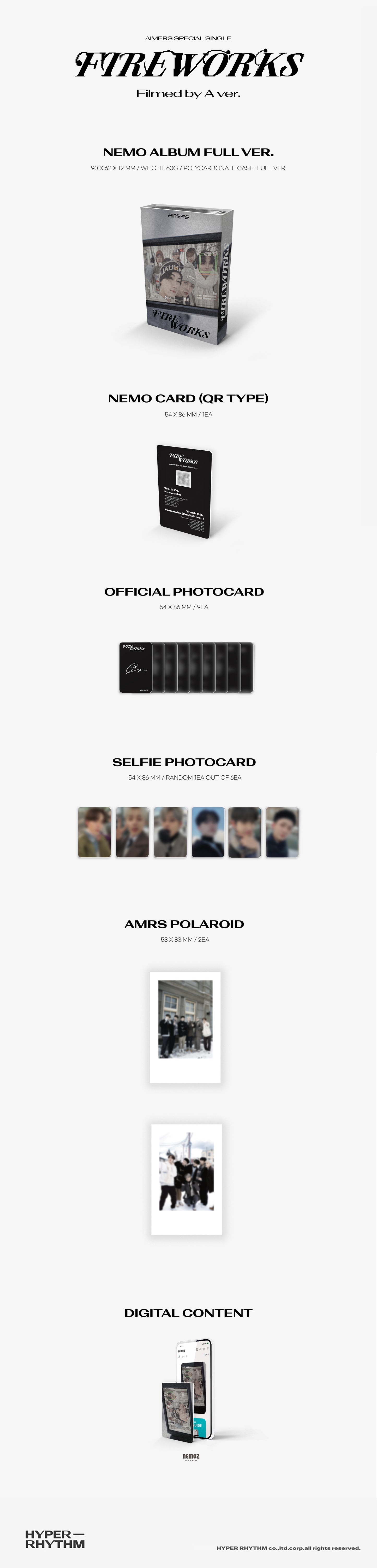 AIMERS - Fireworks - Special Single Album