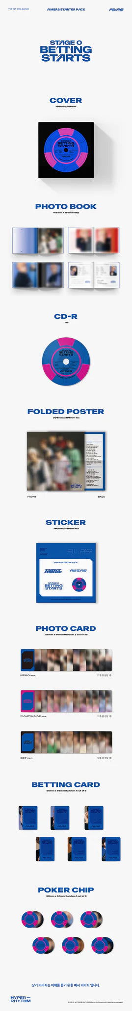 AIMERS - Stage 0 Betting Starts - 1st Mini Album