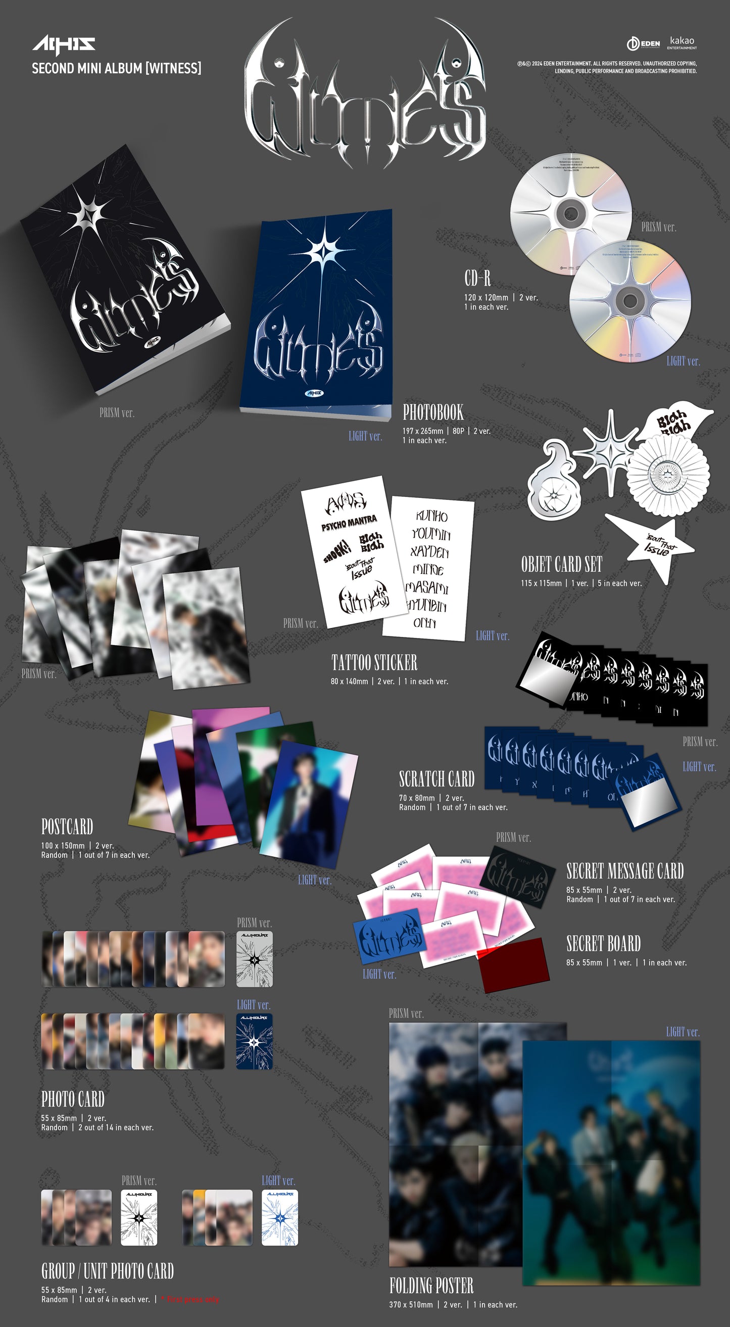 ALL(H)OURS - WITNESS - 2nd Mini Album