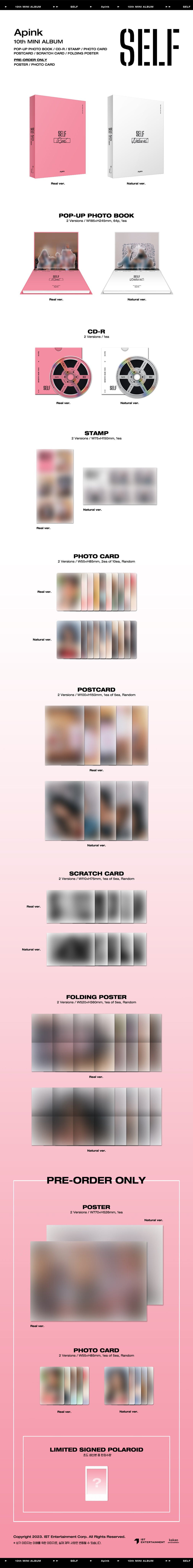 Apink - SELF - 10th Mini Album (Platform Ver.)