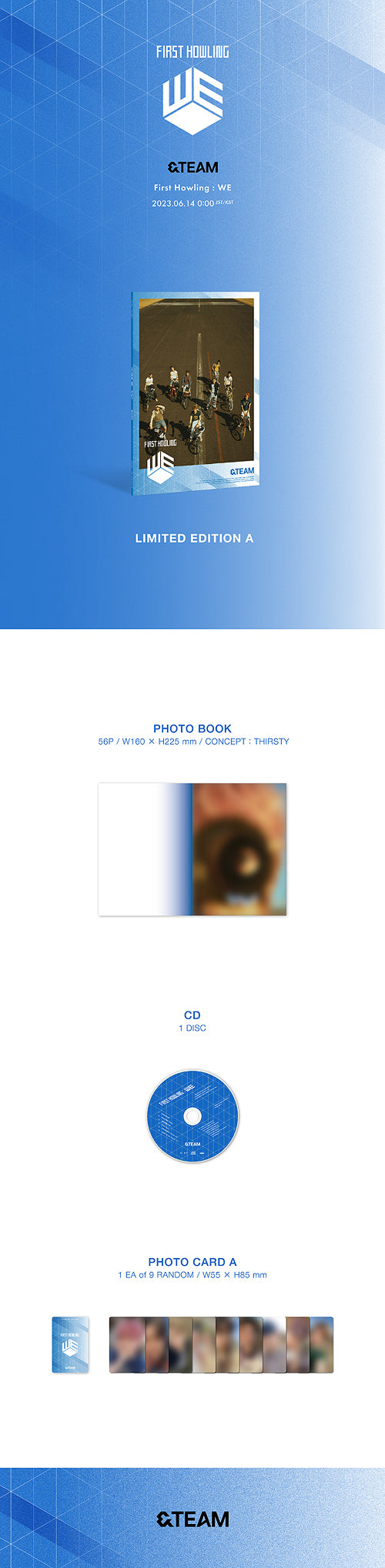 &TEAM - First Howling : WE - 2nd Mini Album (Limited Edition A)