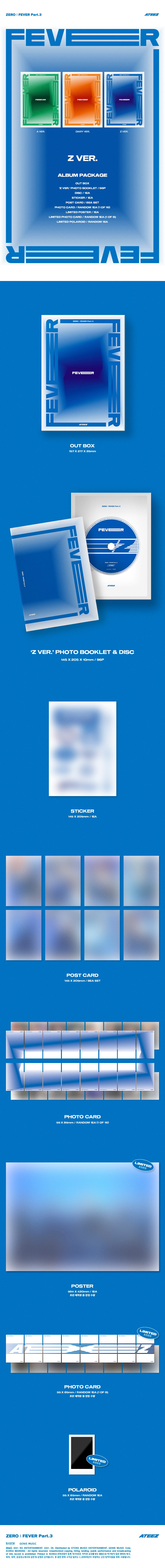 ATEEZ - ZERO : FEVER Part.3 - 7th Mini Album