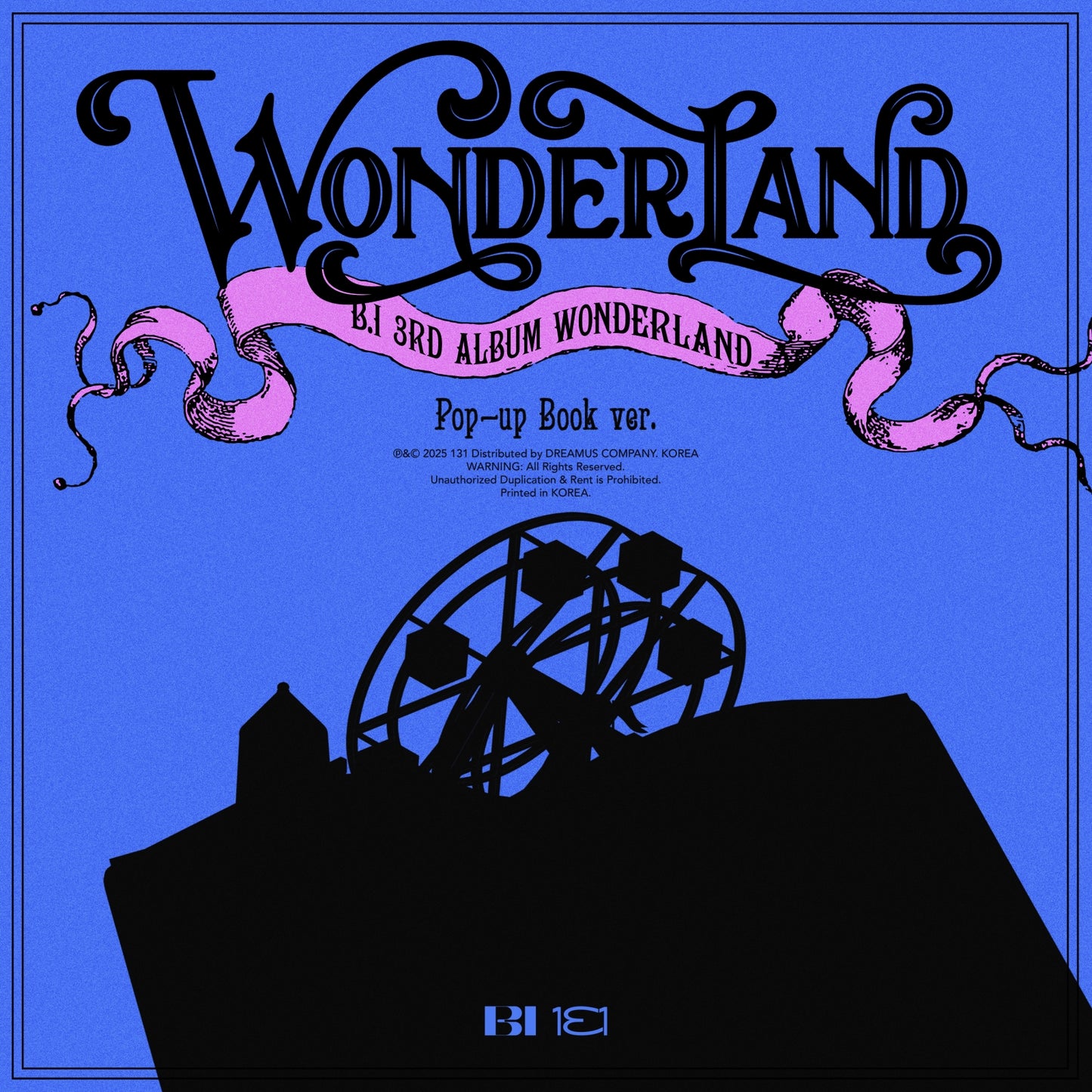 B.I - WONDERLAND - 3rd Album (Pop-up Book Ver.)