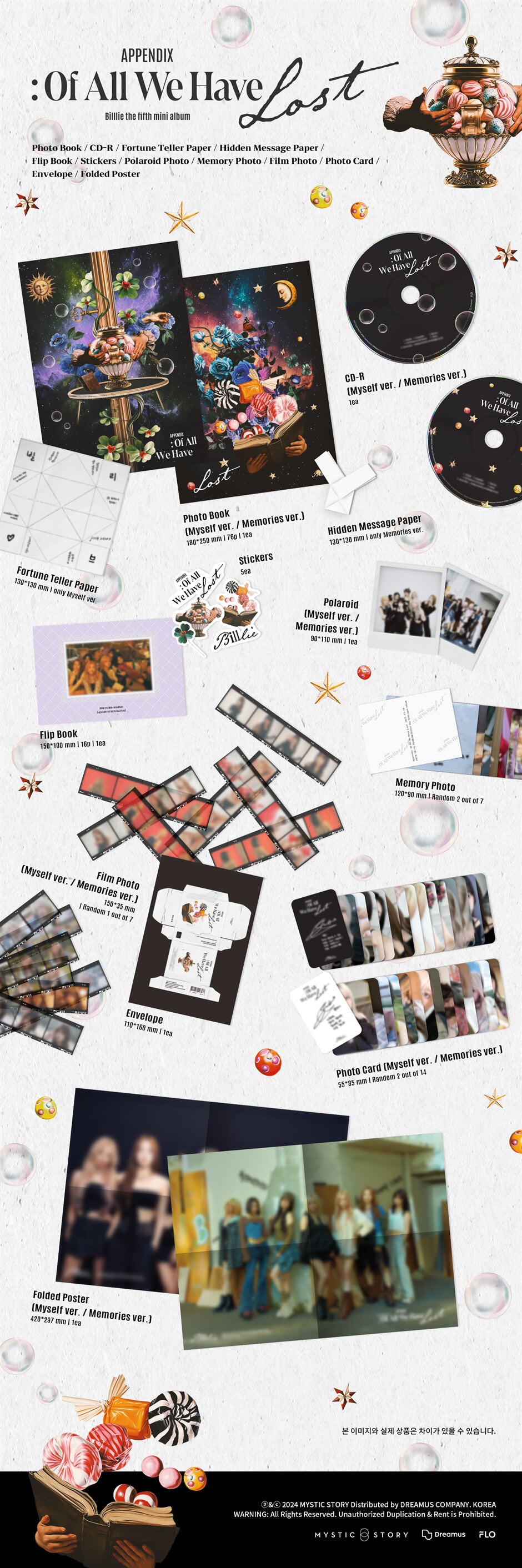 BILLLIE - appendix : Of All We Have Lost - 5th Mini Album