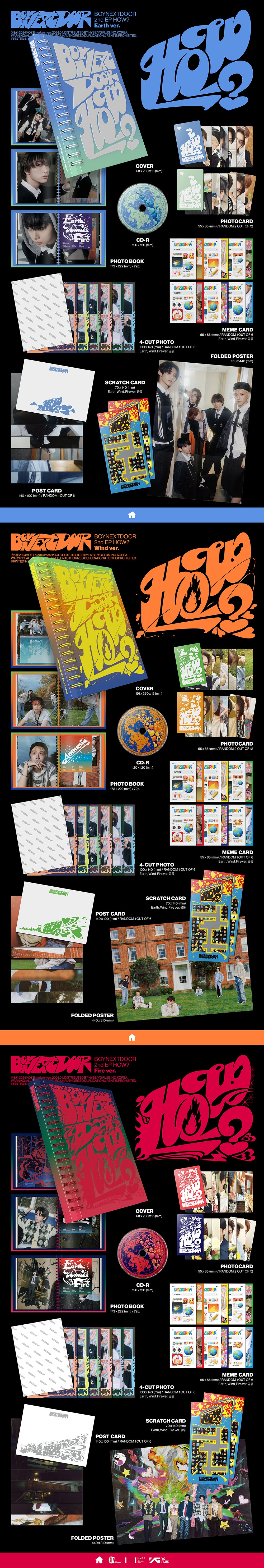 BOYNEXTDOOR - HOW? - 2nd EP (Photobook Ver.)