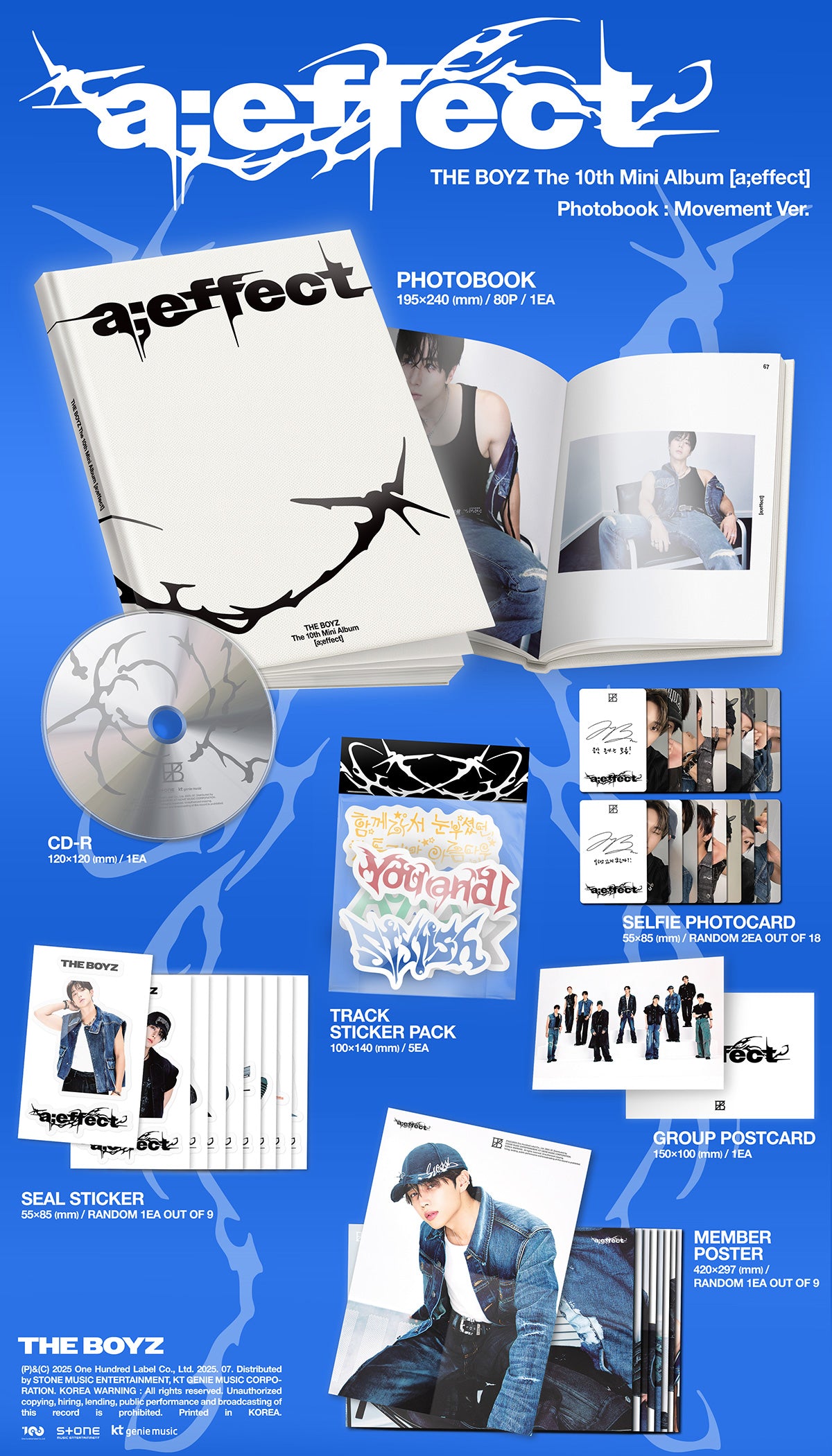 THE BOYZ - a;effect - 10th Mini Album (Photobook Ver.)
