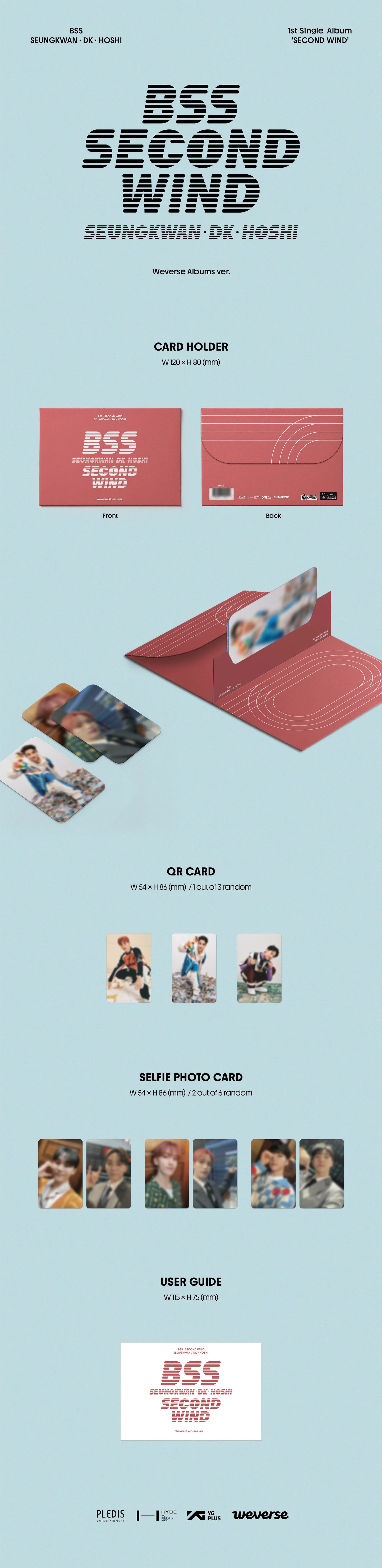 BSS (SEVENTEEN) - SECOND WIND - 1st Single Album (Weverse Ver.)