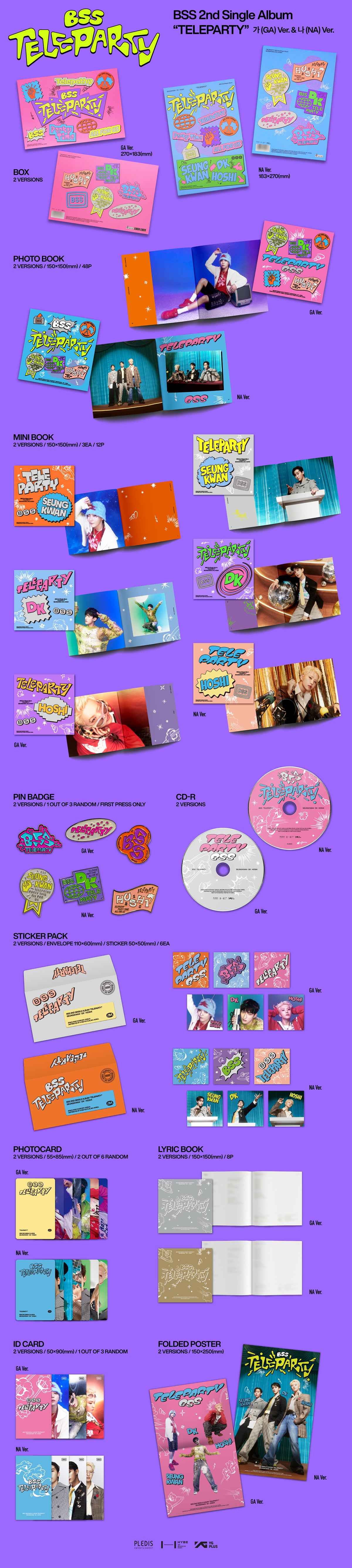 BSS (SEVENTEEN) - TELEPARTY - 2nd Single Album (Standard Ver.)