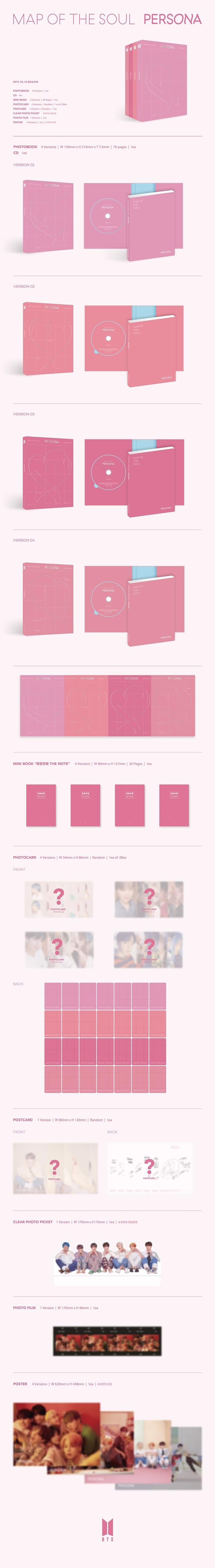BTS - MAP OF THE SOUL : PERSONA - Album