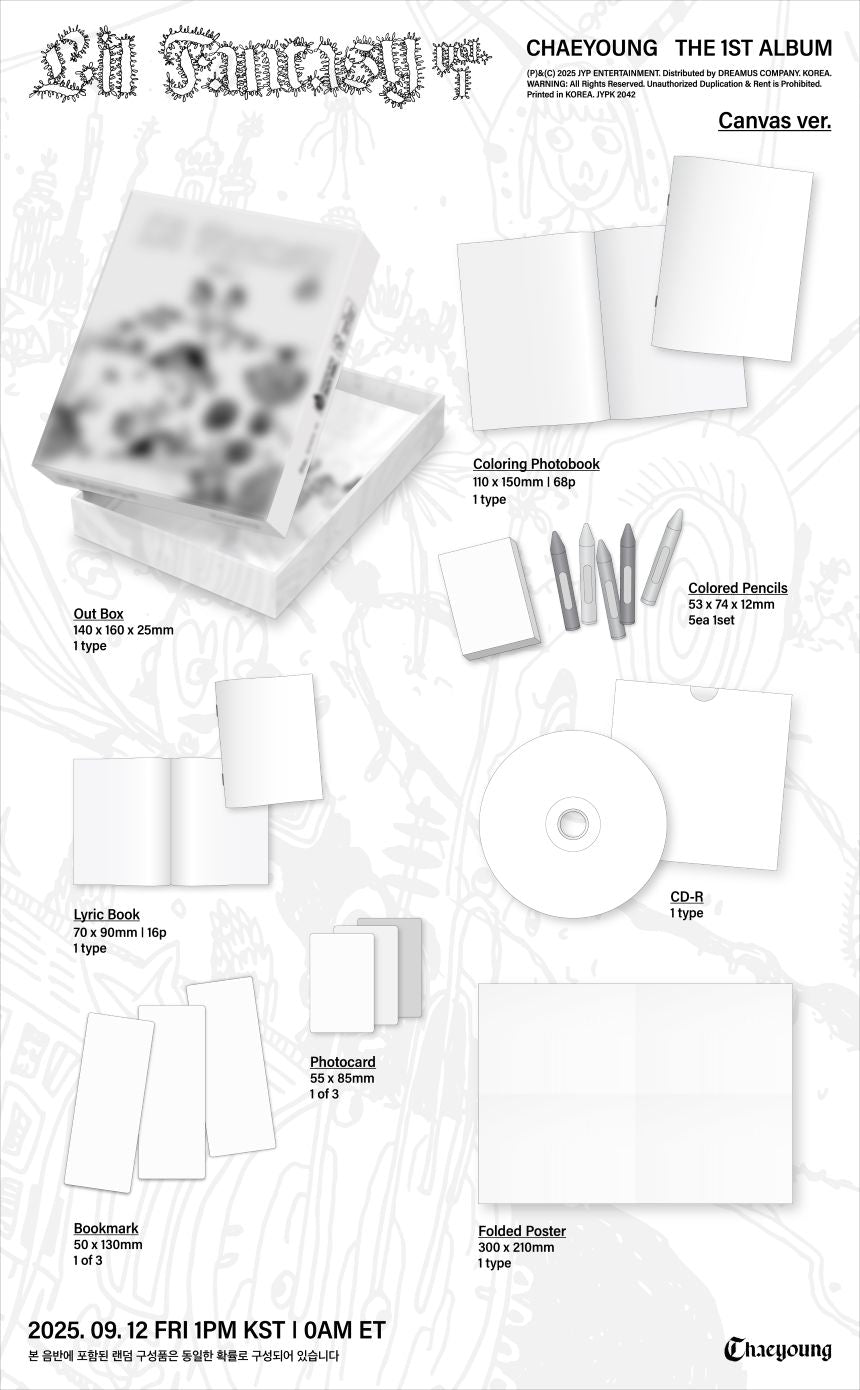 CHAEYOUNG (TWICE) - LIL FANTASY vol.1 - Album (Canvas Ver.)