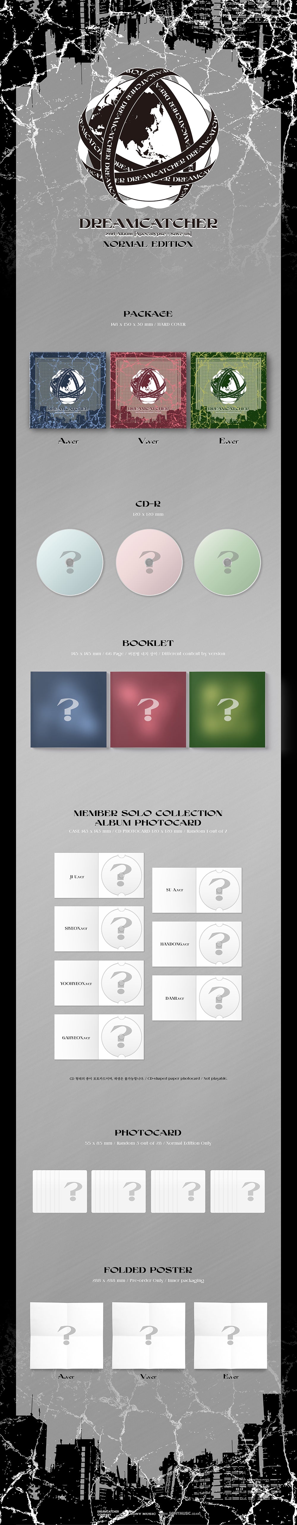 Dreamcatcher - Apocalypse : Save us - 2nd Album (Standard Ver.)