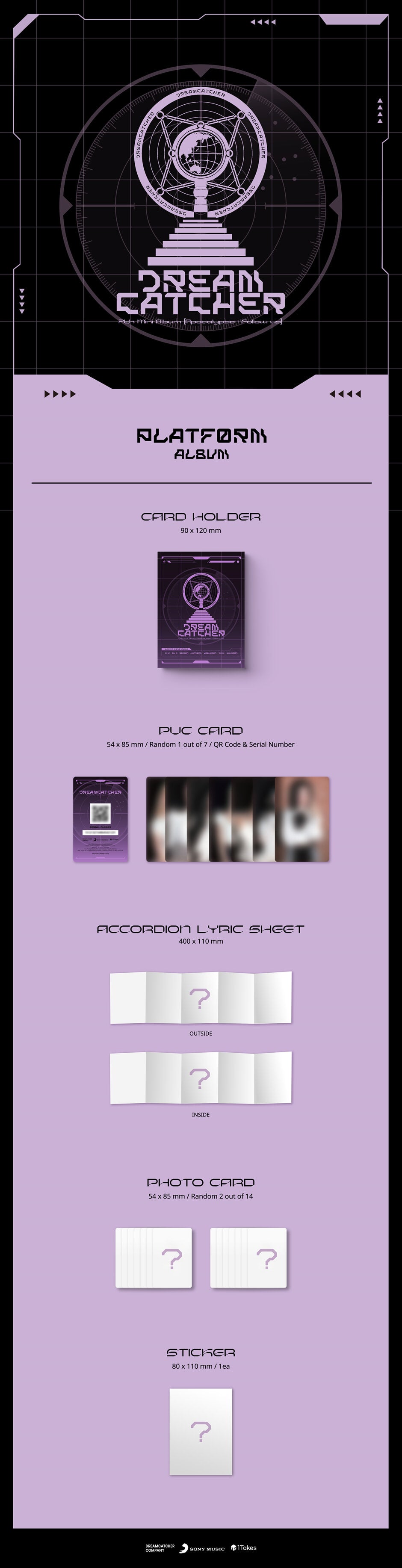 Dreamcatcher - Apocalypse : Follow us - 7th Mini Album (Platform Ver.)