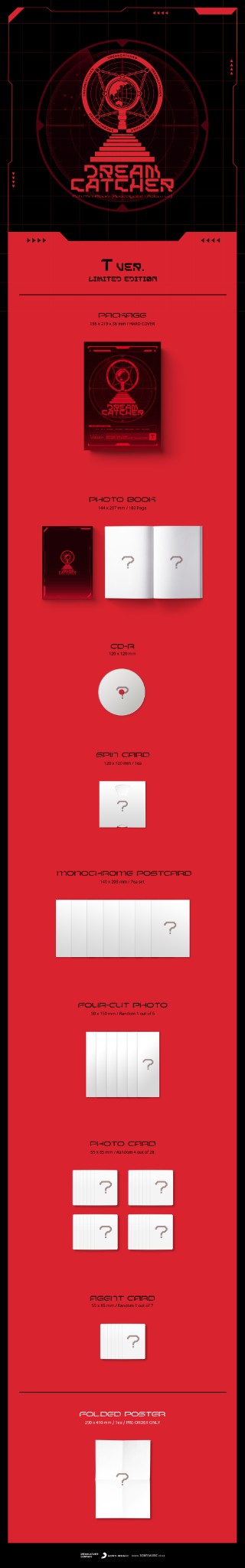 Dreamcatcher - Apocalypse : Follow us - 7th Mini Album (Limited Edition/T Ver.)