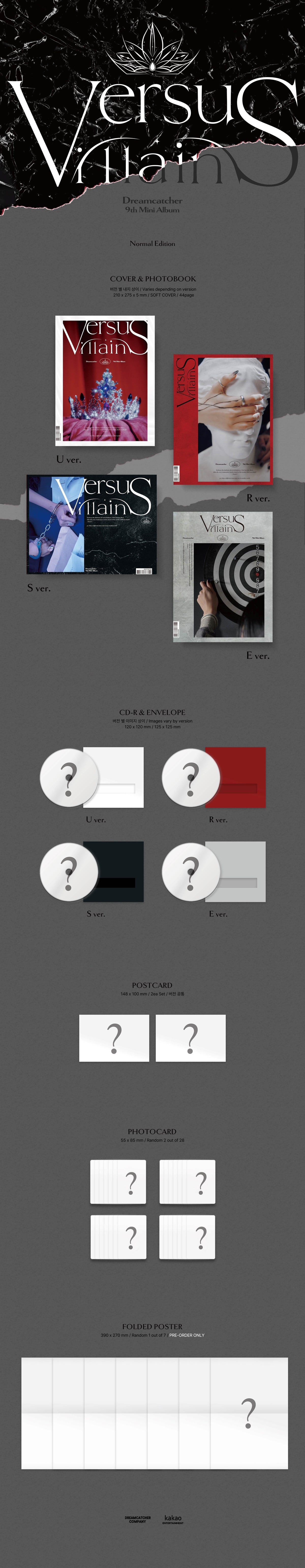 Dreamcatcher - VillainS - 9th Mini Album (Standard Ver.)