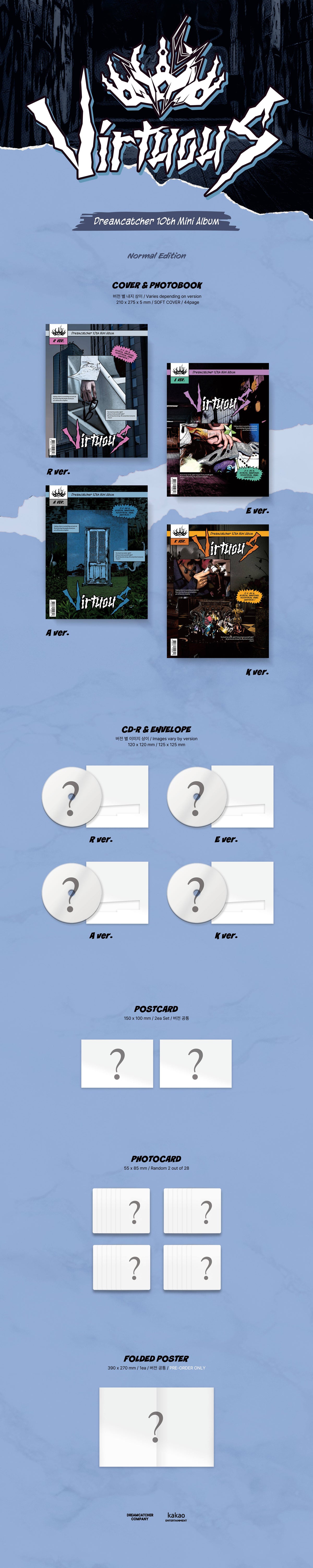 Dreamcatcher - VirtuouS - 10th Mini Album (Standard Ver.)