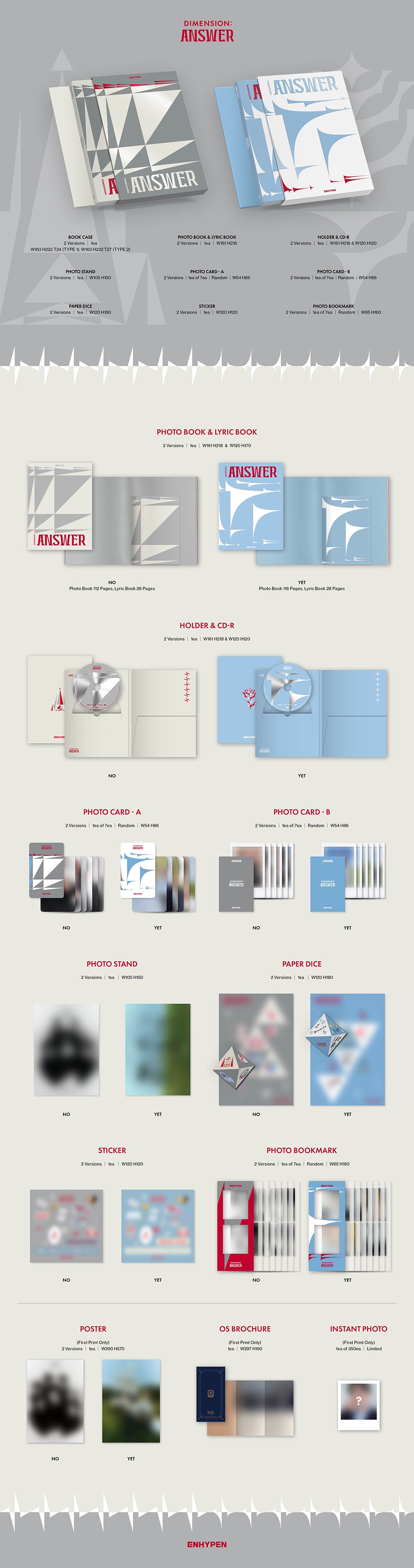 ENHYPEN - DIMENSION : ANSWER - 1st Album Repackage