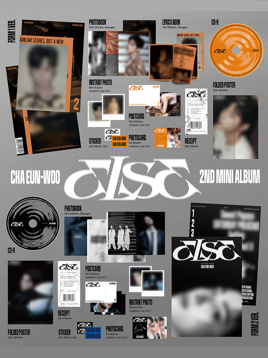 CHA EUN-WOO (ASTRO) - ELSE - 2nd Mini Album (FORM 1 Ver. / FORM 2 Ver.)