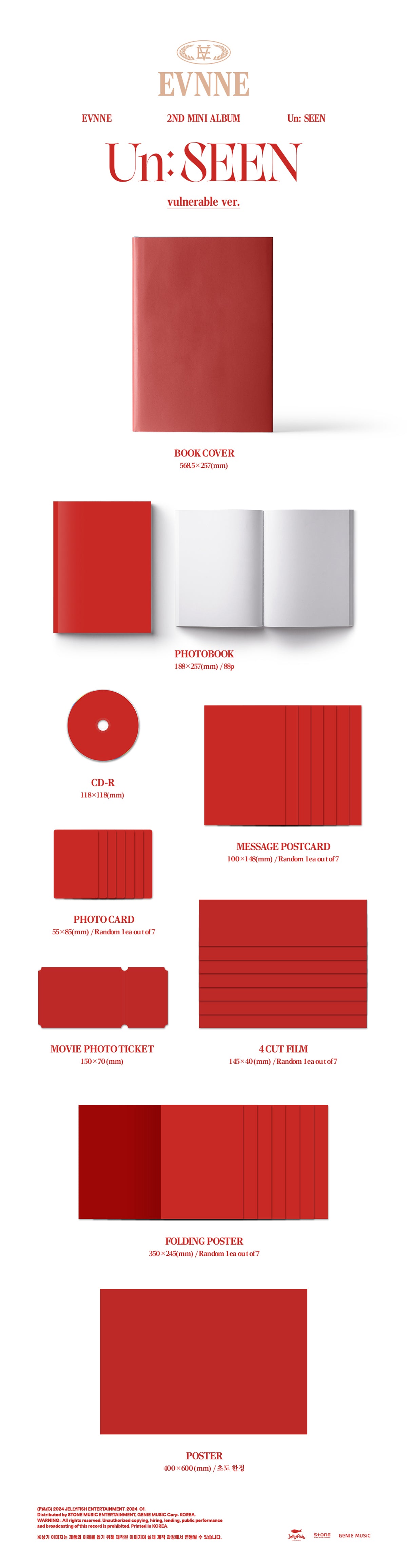 EVNNE - Un: SEEN - 2nd Mini Album (Standard Ver.)