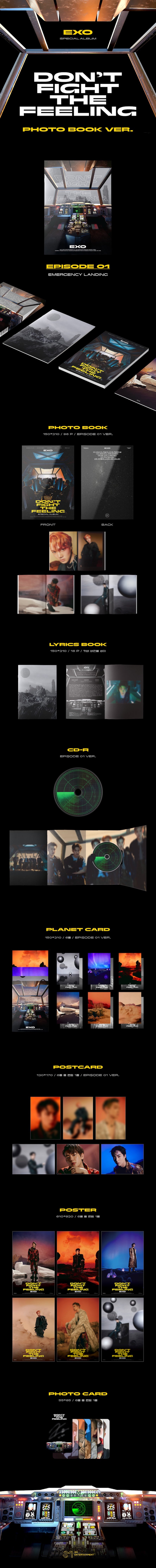 EXO - Don't Fight The Feeling - Special Album (EPISODE 01 PHOTO BOOK Ver.)
