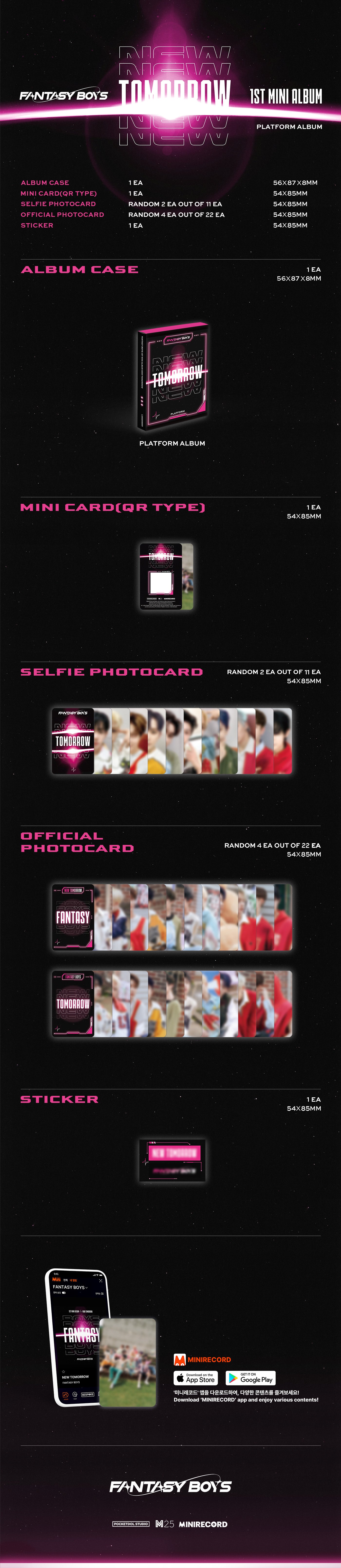 FANTASY BOYS - NEW TOMORROW - 1st Mini Album (Platform Ver.)