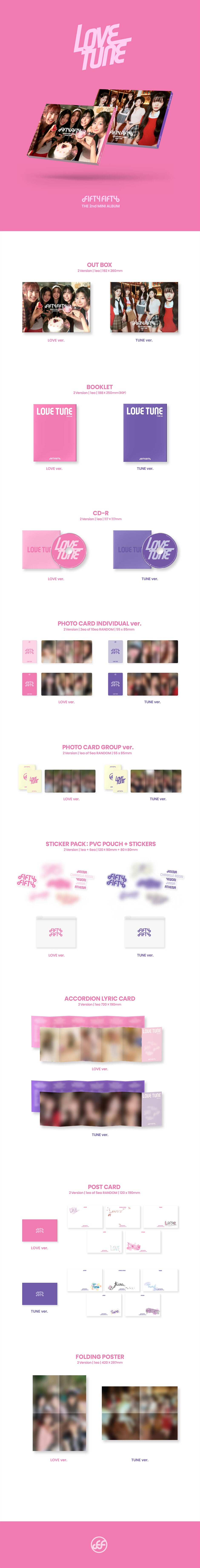FIFTY FIFTY - LOVE TUNE - 2nd Mini Album