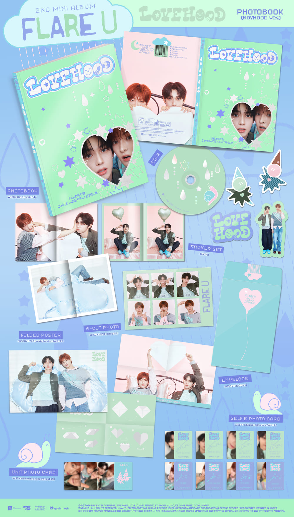 (Pre-Order) FLARE U - LOVEHOOD - 2nd Mini Album (Photobook Ver.)