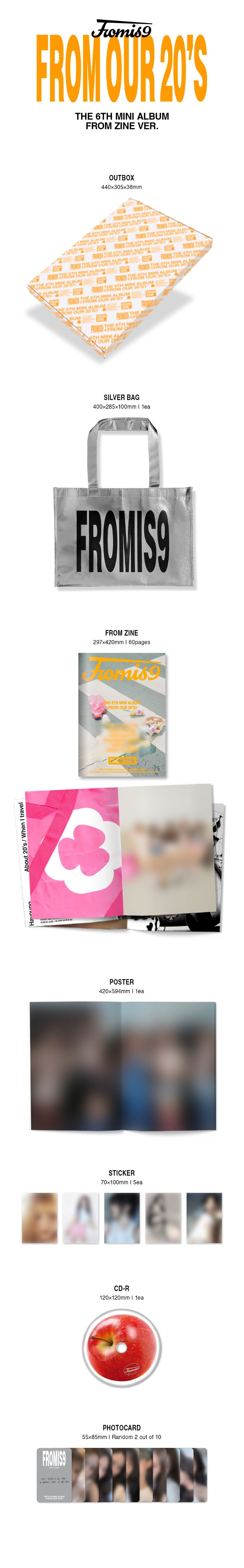 fromis_9 - From Our 20’s - 6th Mini Album (From Zine / Limited Ver.)