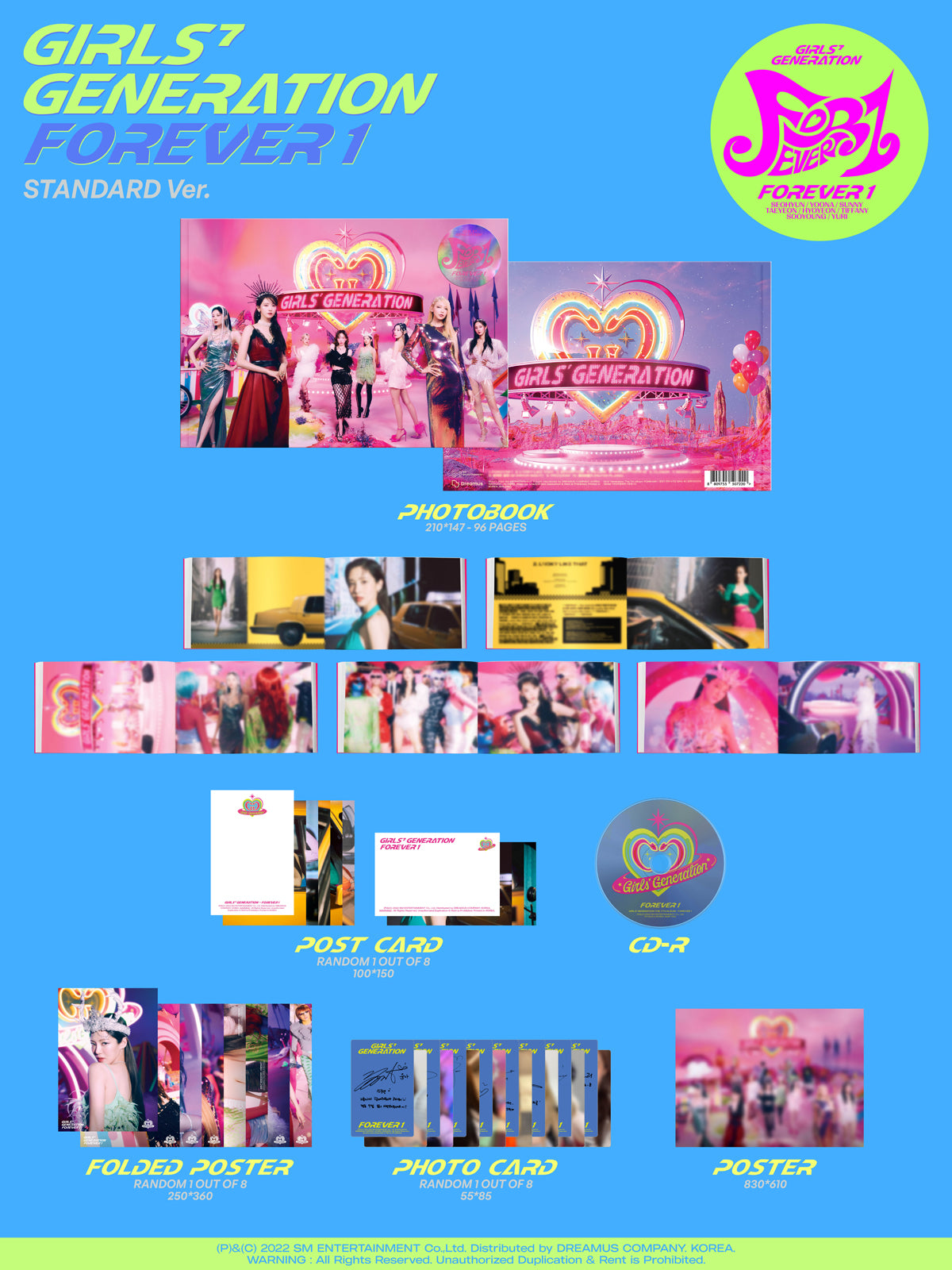 Girls’ Generation - FOREVER 1 - 7th Album (Standard Edition)