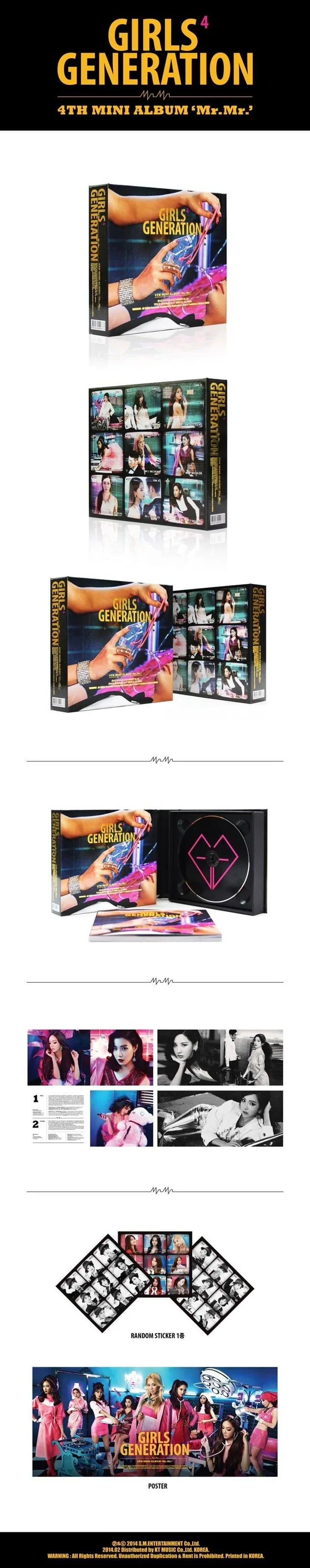 Girls' Generation - MR. MR. - Mini Album