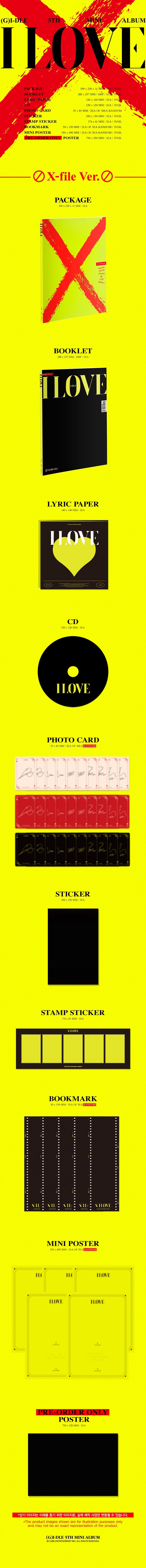 (G)I-DLE - I LOVE - 5th Mini Album (Standard Ver.)