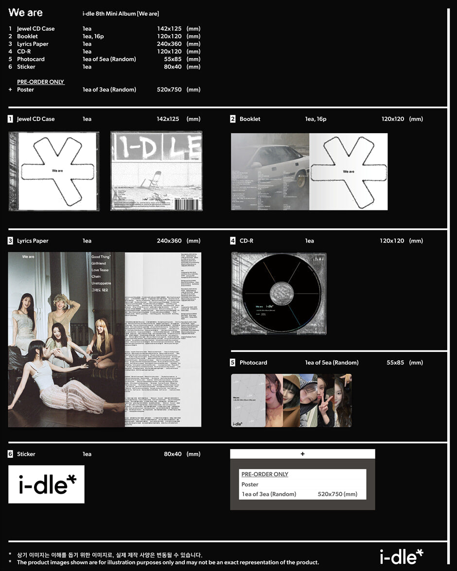 i-dle - We are - 8th Mini Album (Special Jewel Ver.)