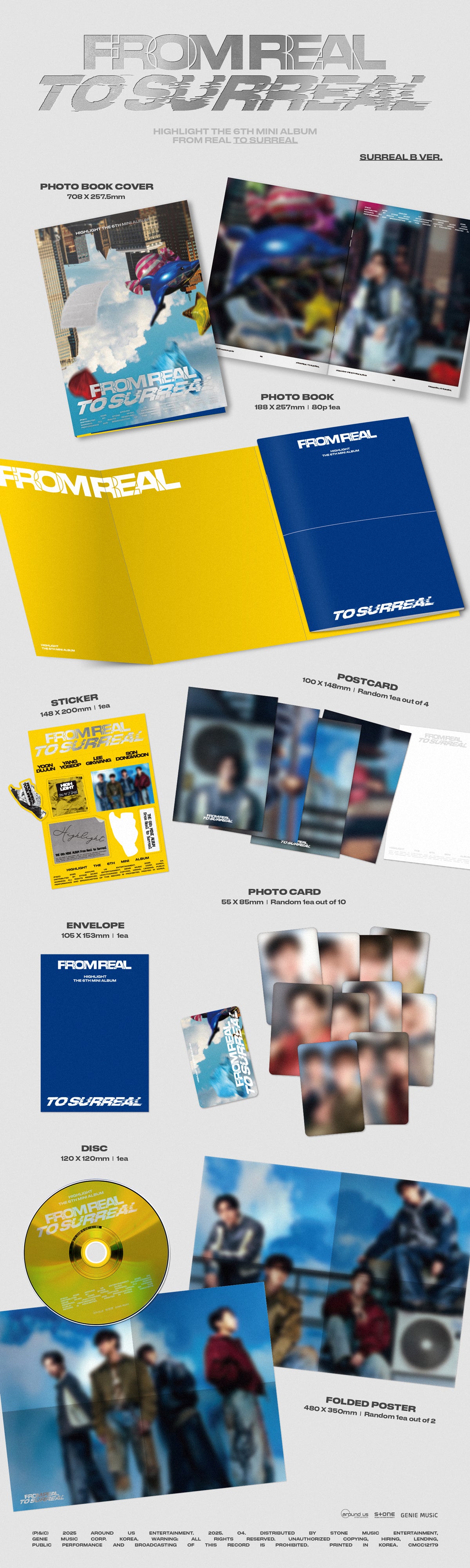 HIGHLIGHT - From Real to Surreal - 6th Mini Album (Photobook Ver.)