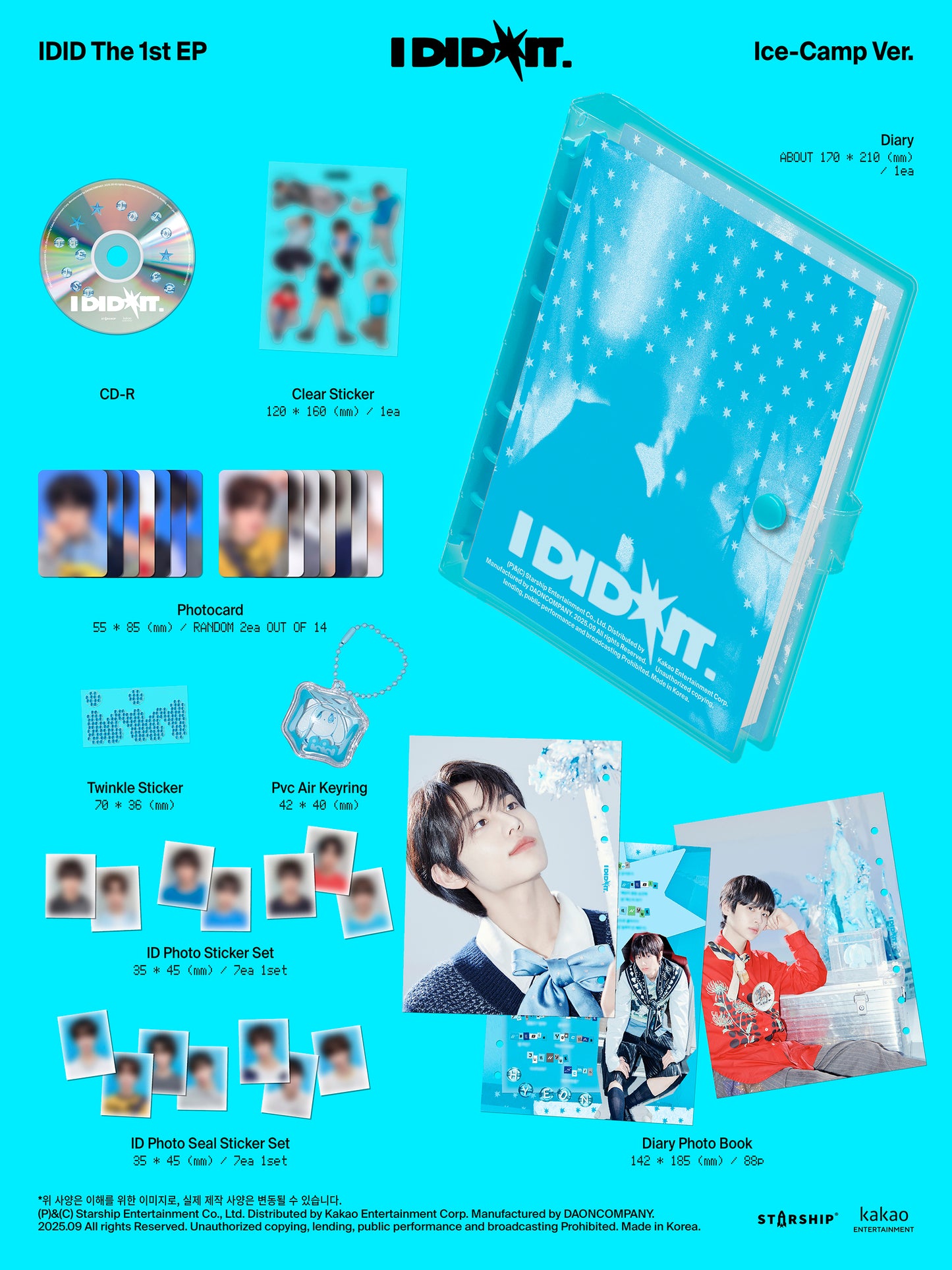 IDID - I DID IT - 1st EP Album (Ice-Camp Special Edition Ver.)