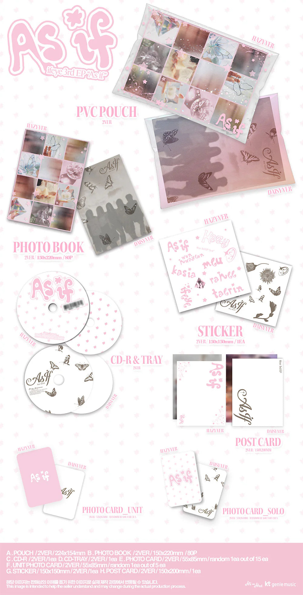 ifeye - As if - 3rd EP Album (Photobook Ver.)