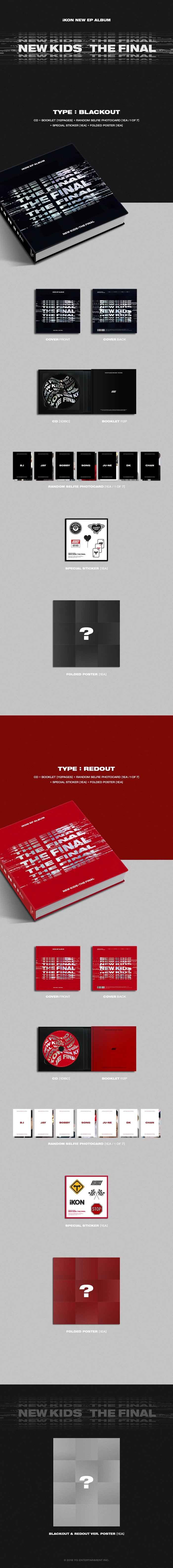 iKON - NEW KIDS : THE FINAL - 2nd Mini Album