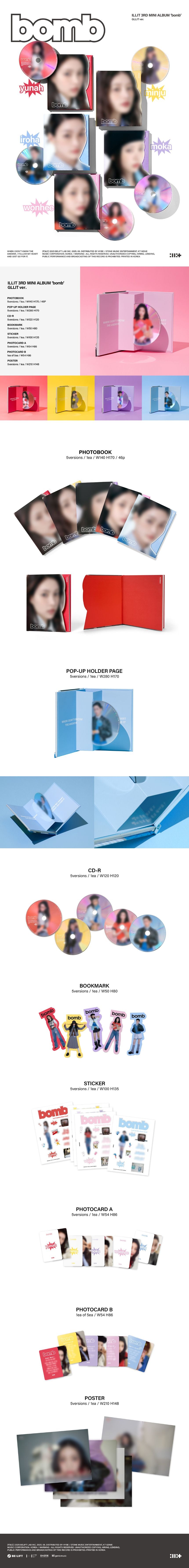 ILLIT - bomb - 3rd Mini Album (GLITT Ver.)