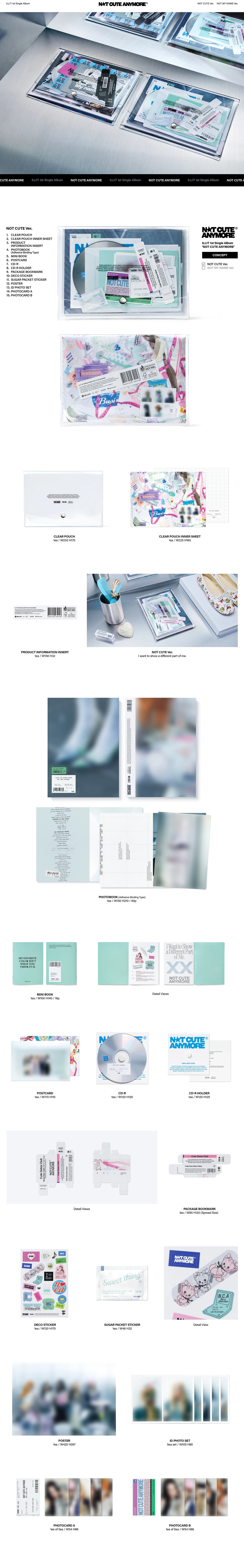 ILLIT - NOT CUTE ANYMORE - 1st Single Album (Standard Ver.)