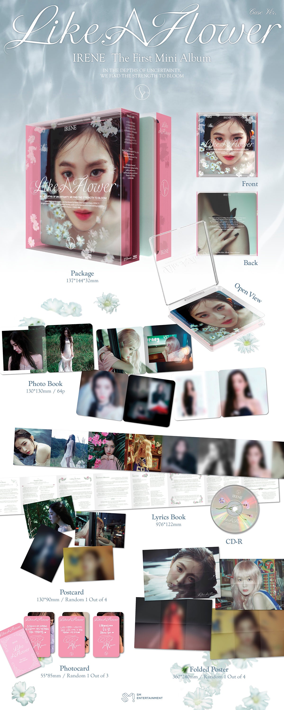 IRENE (Red Velvet) - Like A Flower - 1st Mini Album (Case Ver.)