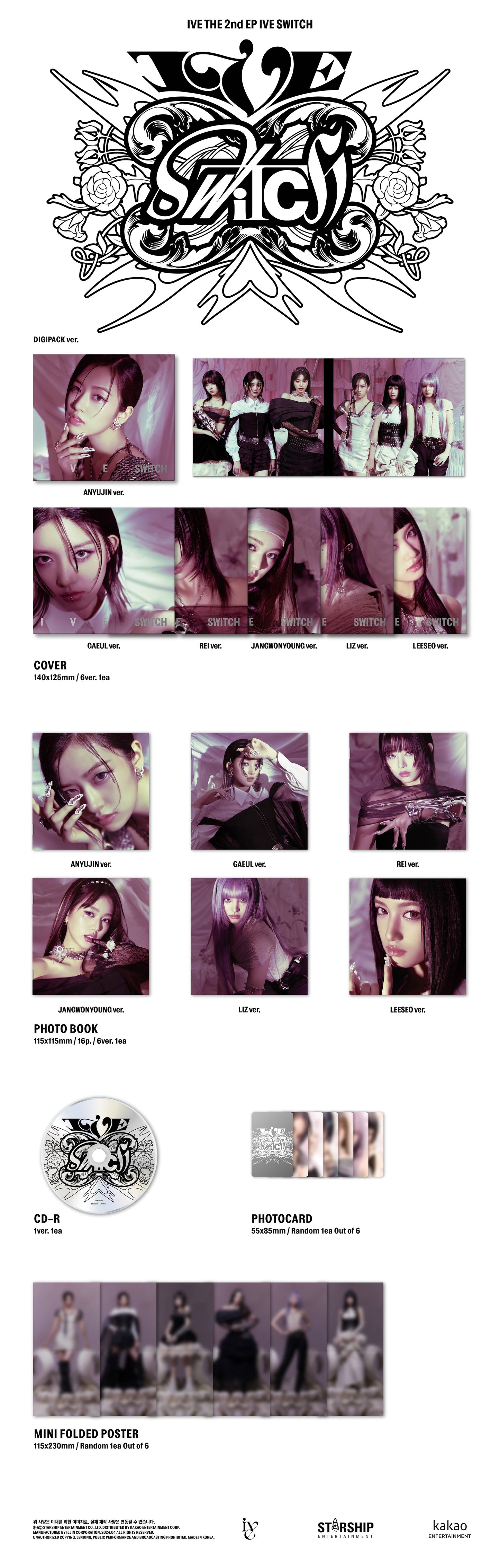 IVE - IVE SWITCH - 2nd EP Album (Digipack Ver.)