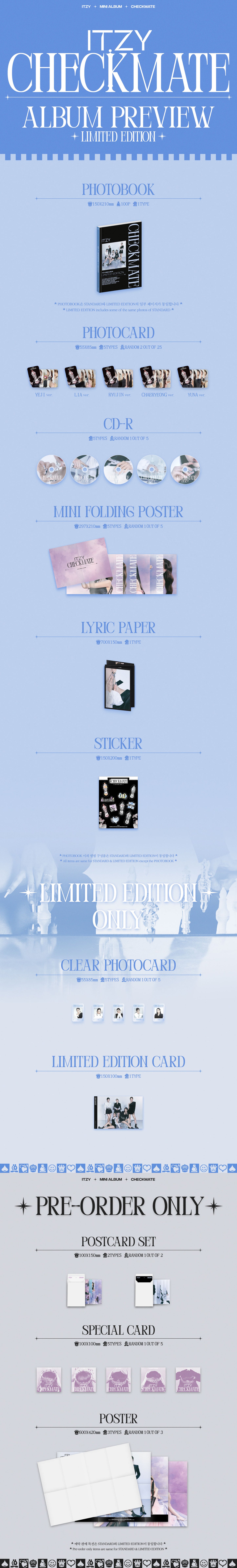 ITZY - CHECKMATE - Mini Album (LIMITED EDITION)
