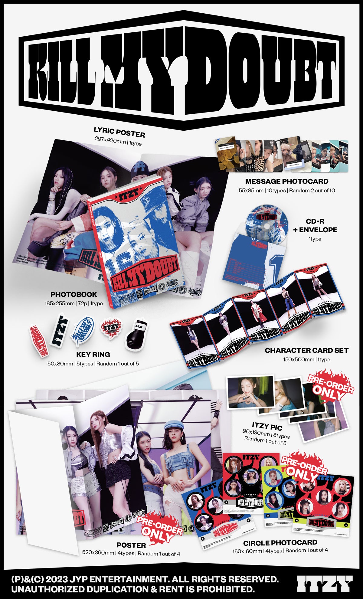 ITZY - KILL MY DOUBT - 7th Mini Album (LIMITED EDITION)