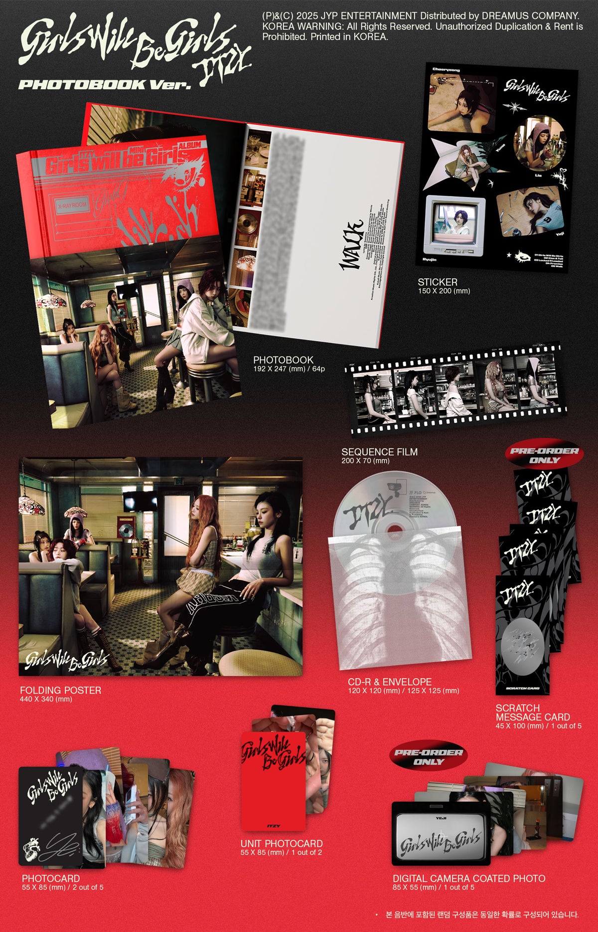 ITZY - Girls Will Be Girls - Album (Photobook Ver.)