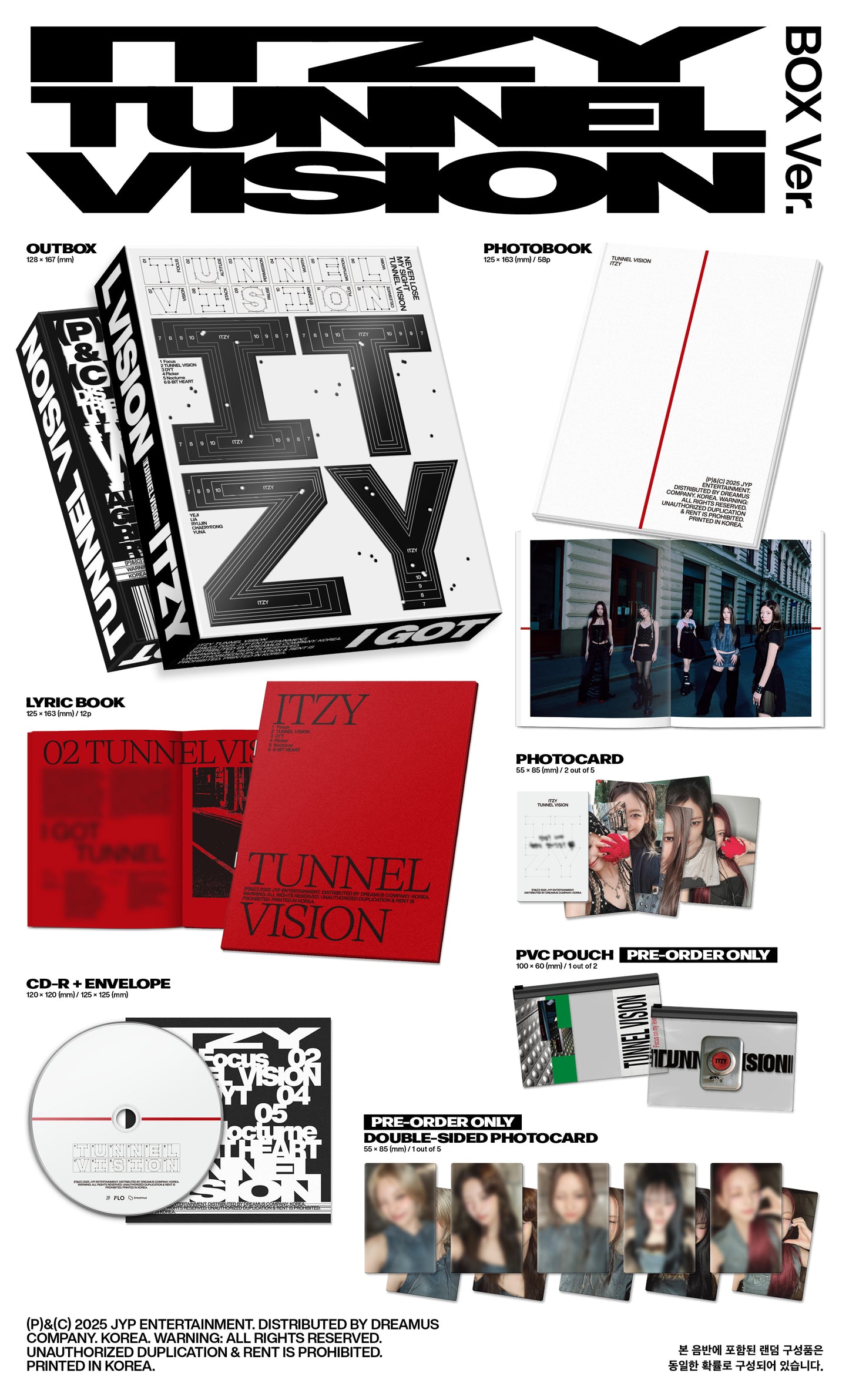 ITZY - TUNNEL VISION - Album (Box Ver.)
