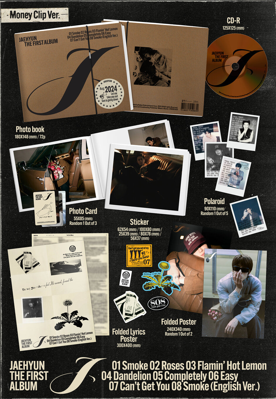 JAEHYUN (NCT) - J - 1st Album (Money Clip Ver.)