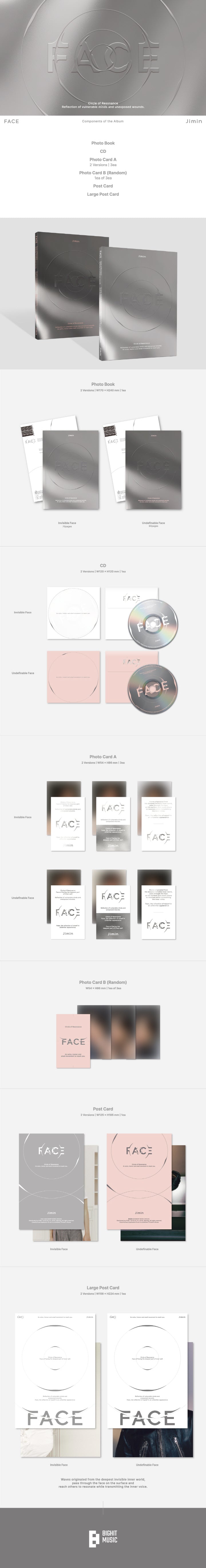 JIMIN (BTS) - FACE - 1st Solo Album (Standard Ver.)