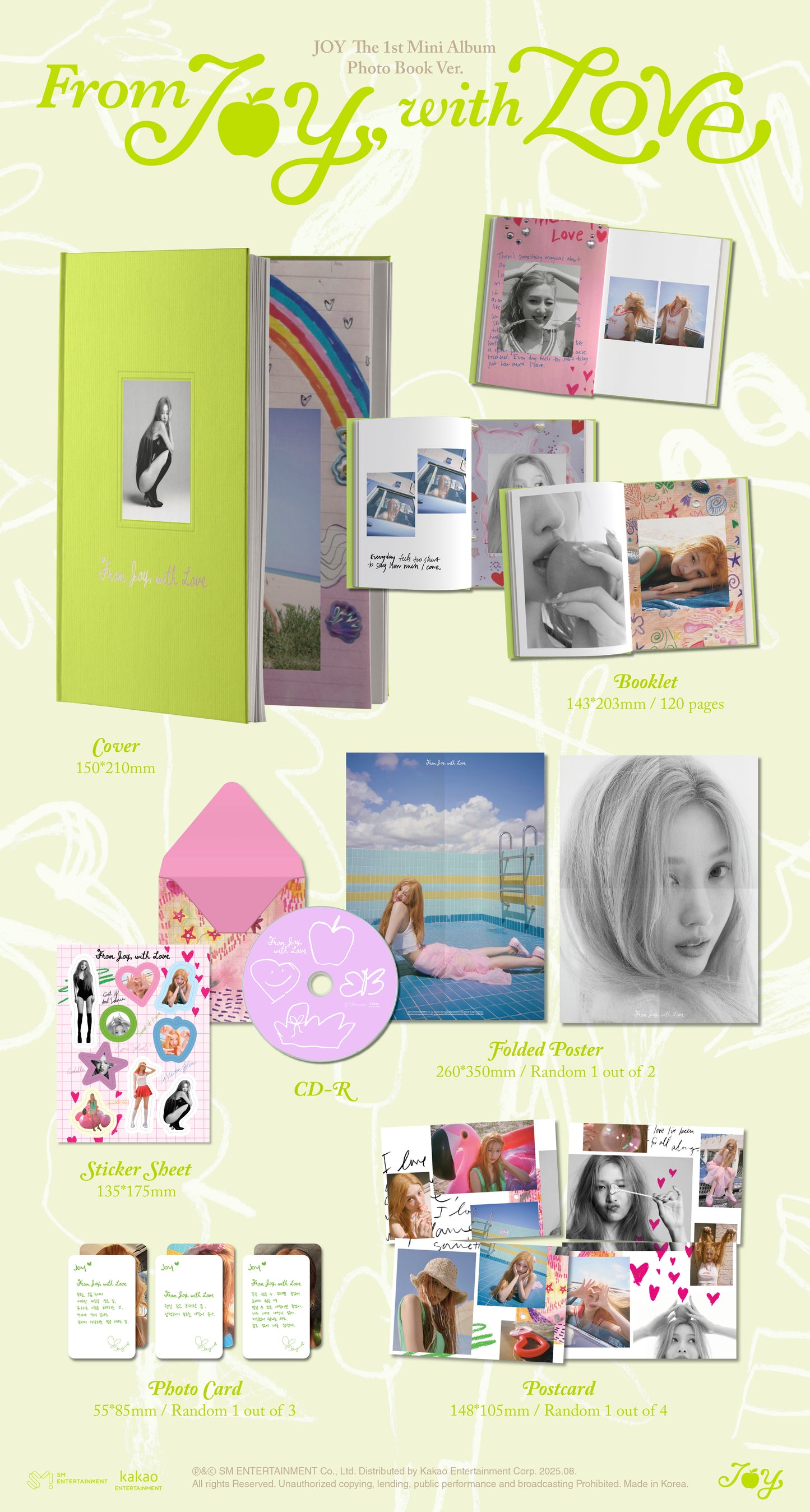 JOY (Red Velvet) - From JOY, with Love - 1st Mini Album (Photo Book Ver.)